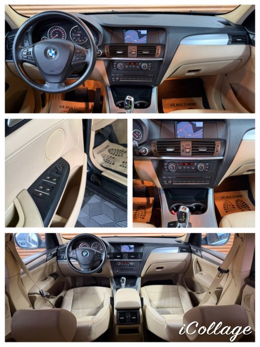 BMW X3 xDrive 2.0d 184CP | Automat | Piele | Navi | Xenon | Garanție