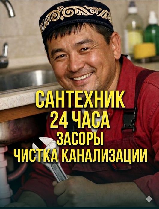 Сантехник Алматы 24/7