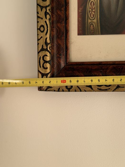 Icoana religioasa veche litografie