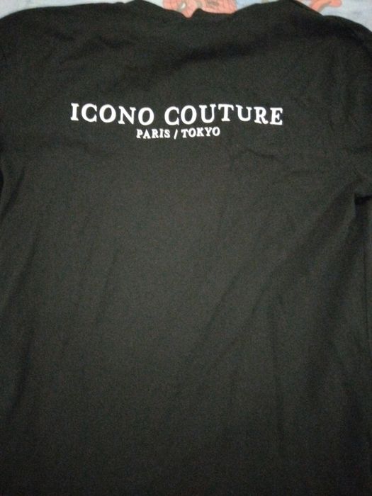 Tricou negru icono