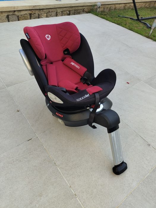 Scaun auto rotativ, Coccolle Vigo, 40-150 cm, Poppy Red