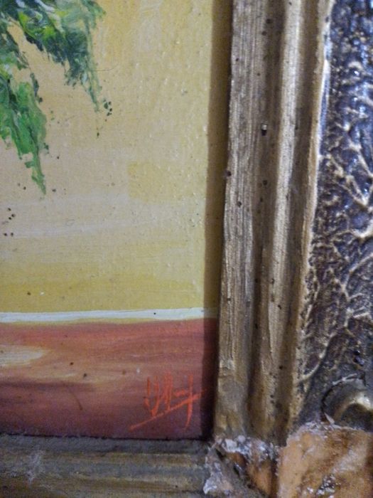 Pictura cu rama vechi