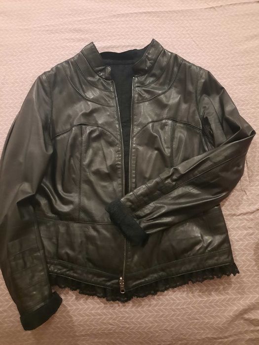 Куртка кожаная двухстороняяя