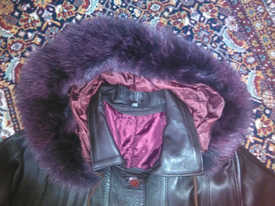 Кожено палто