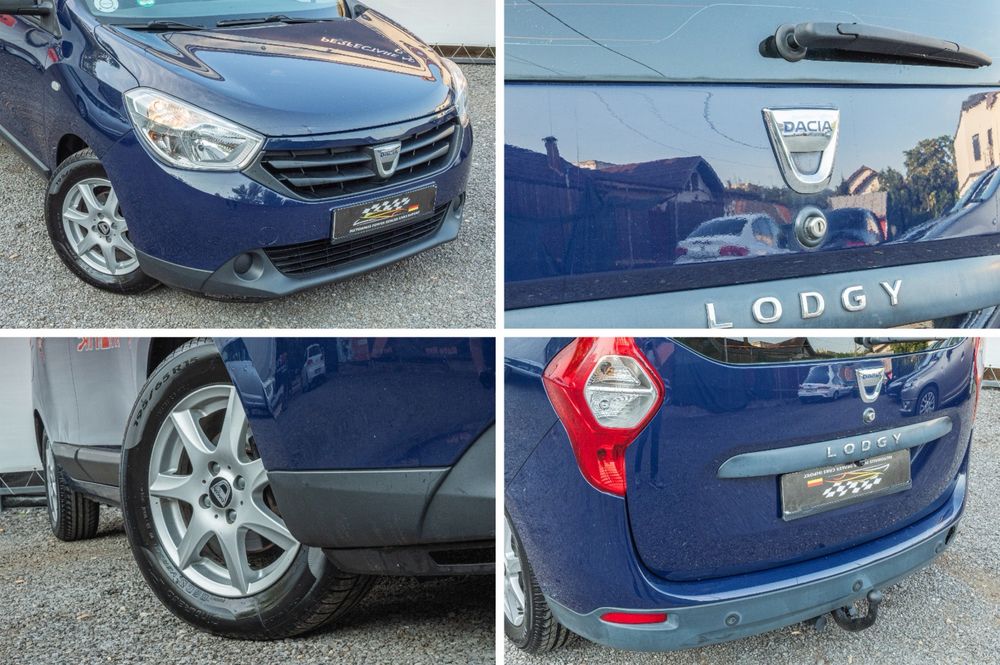 Dacia Lodgy -2014- 1,5 dci - scaune incalzite -7 locuri - navigatie - senzori - pilot automat- comenzi -carlig - jante aliaj - recent adus in tara !!