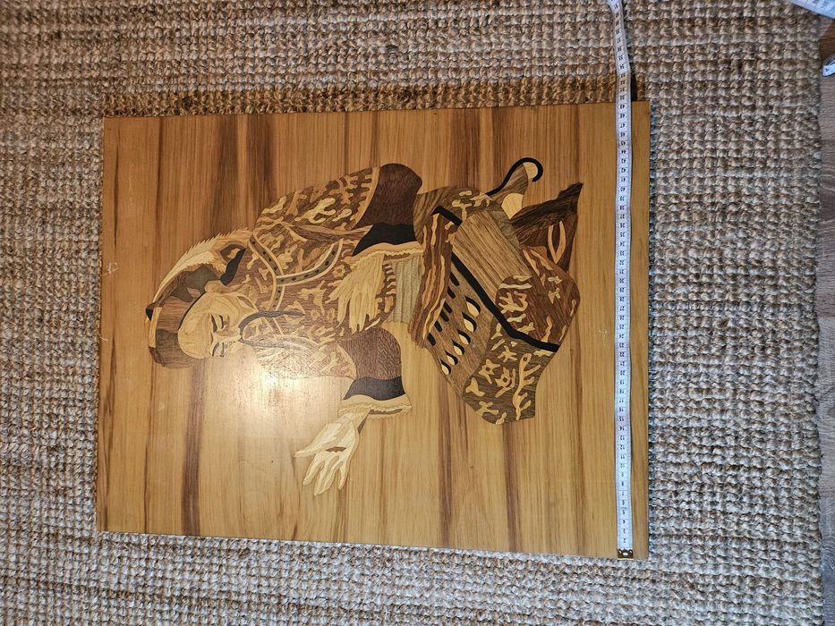 Tablou / tablouri din entarsii de furnir aplicat pe lemn