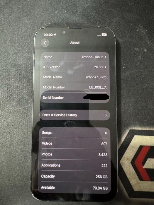 Iphone 13 pro 256
