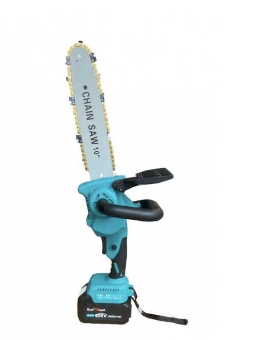 Акумулаторна резачка за клони 36v 8Ah 25см автоматично омасляване