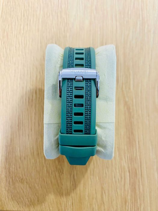 Huawei Watch GT 6, 46MM, Steel Stainless Steel Case, Green Woven Strap