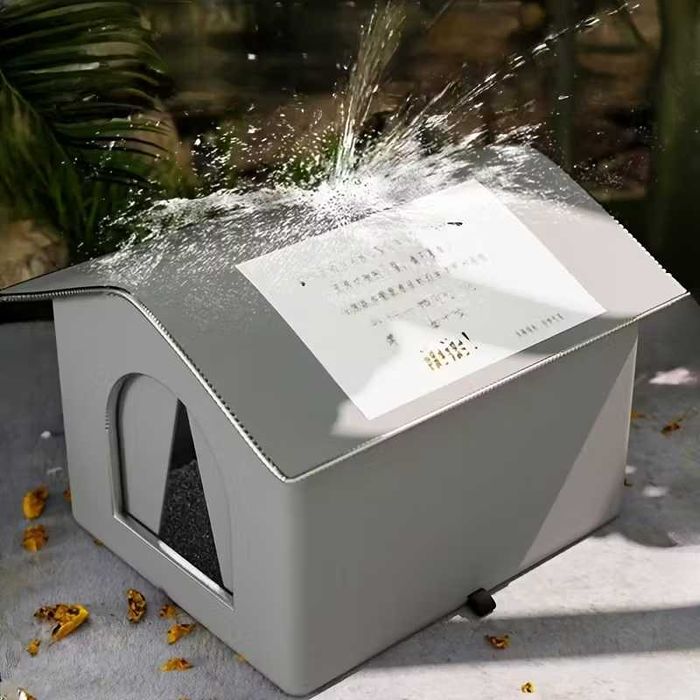 Външна водоустойчива къща за домашни любимци, кучета и котки, зимна