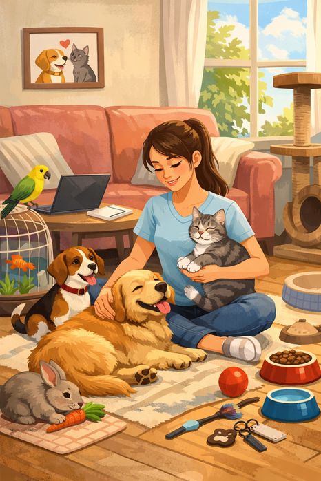Pet sitting si tratamente medicale animale la domiciliu