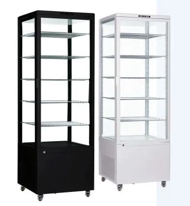 Vitrina frigorifica verticala panoramica MOD PC278L, LED, 52x50x192 cm prajituri/lactate etc