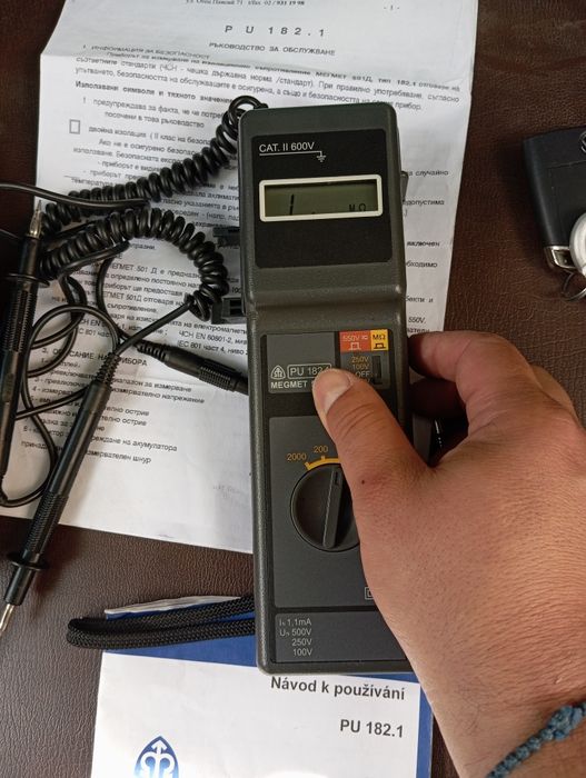 Мегаомметър, Мегер PU 182.1