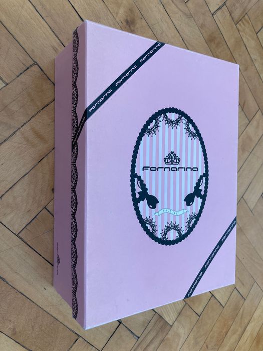 Дамски обувки с ток Fornarina - син велур