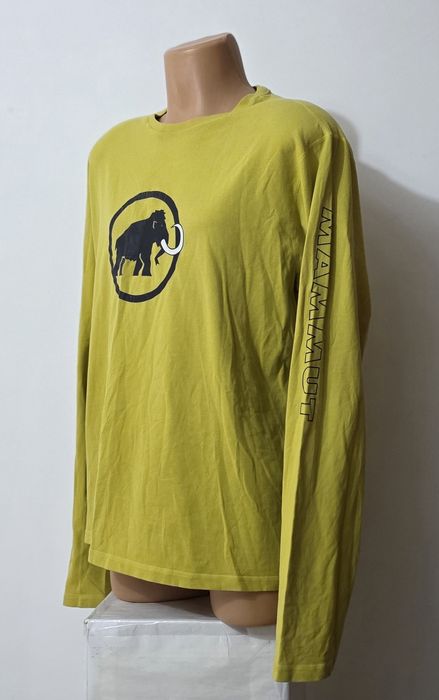 Bluza Mammut Snow Longsleeve ptr bărbați, mărimea L, galben