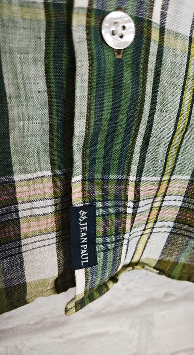 Jean Paul 100% Ленена мъжка риза размер 3XL / XXXL