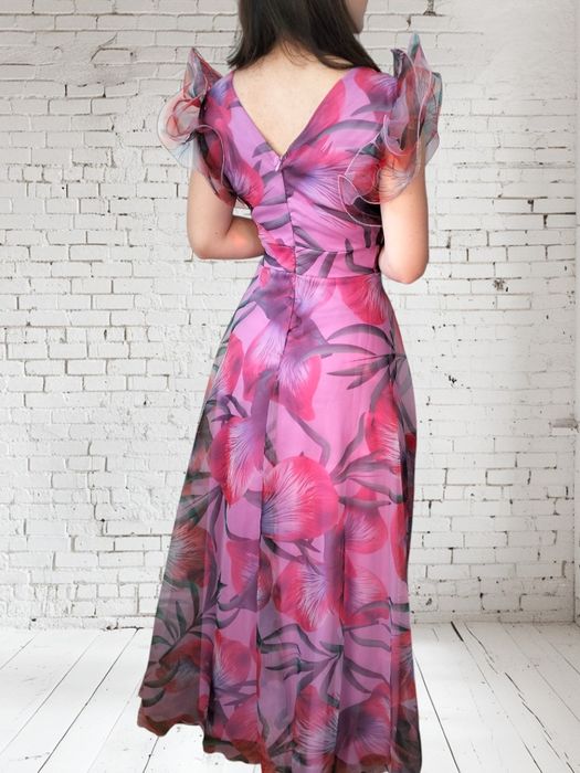 Rochie de ocazie florala mărimea 38 nouă