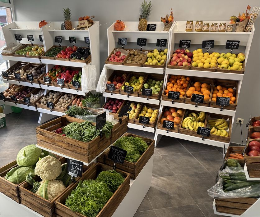 Цялостно оборудване за магазин /плод и зеленчук/