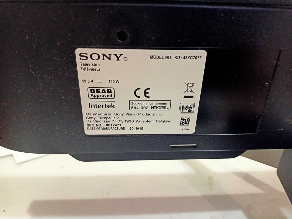 Телевизор Сони/Sony на части KD-43XG 7077
