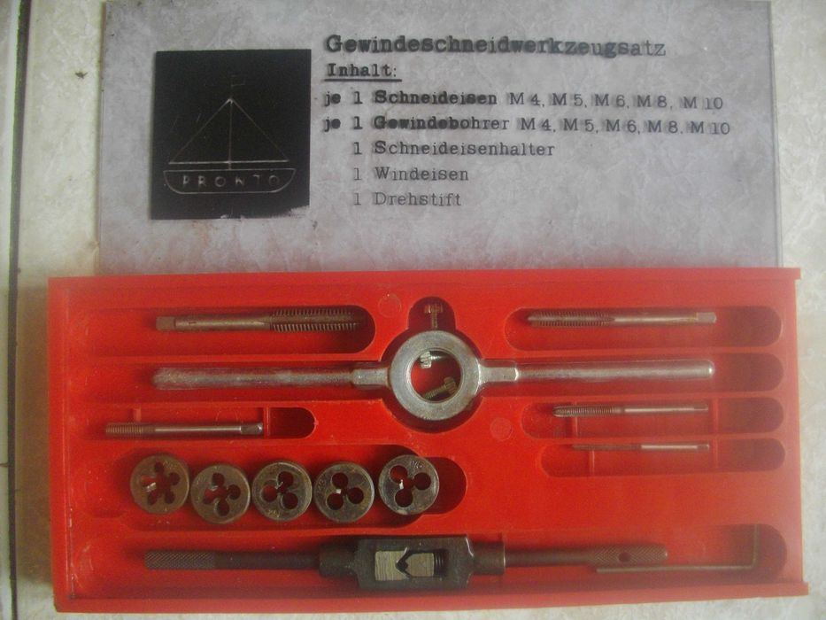 К-т Тръбни Ключове Немски 6-22мм/К-т Плашки Метчици/Скоба Лагери Голям