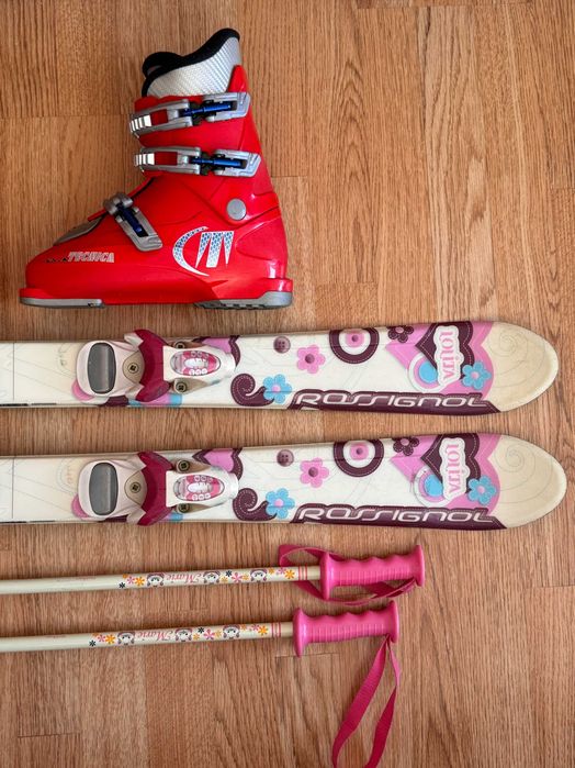 Лижи и ботинки горние