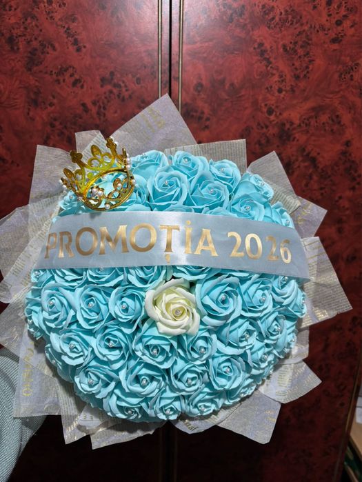 Buchet de 53 trandafiri din sapun