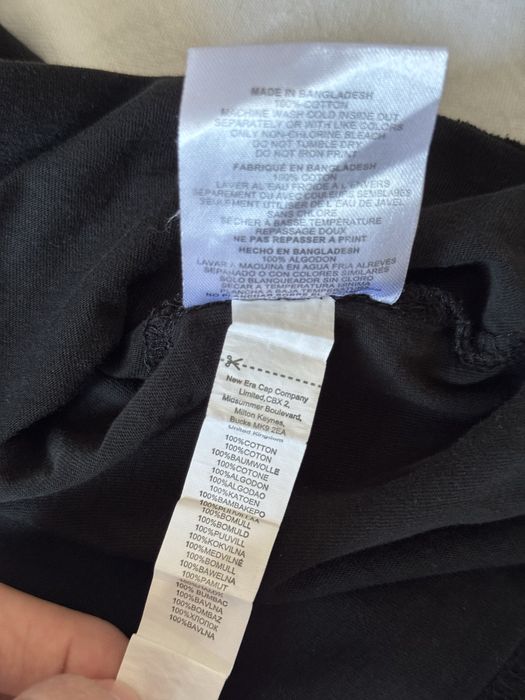 Tricou original NFL – negru – logo frontal – mărimea XL