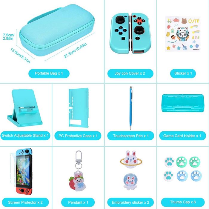 Комплект от 18 аксесоара за NS Switch