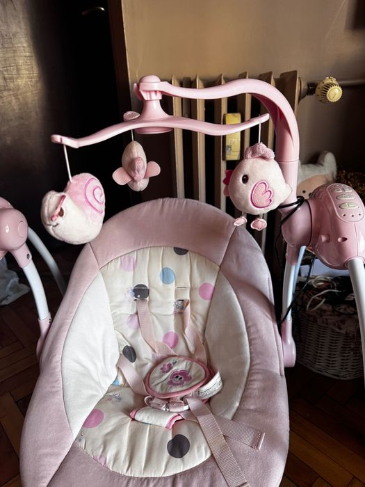 Бебешка люлка розова ползвана 2-3 пъти