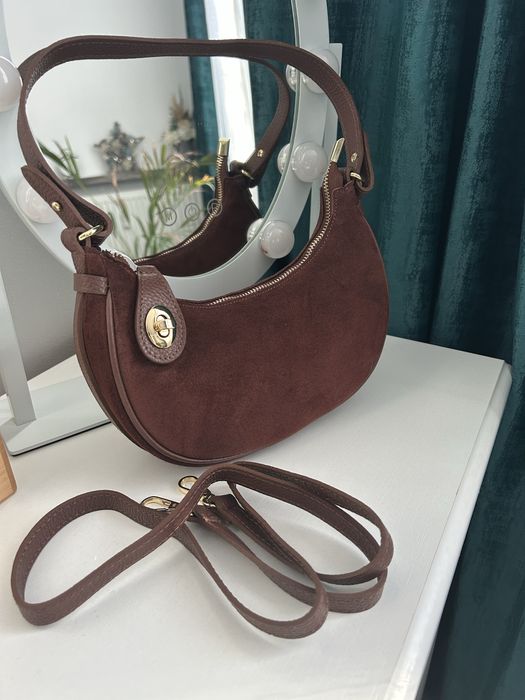 Geanta piele naturala noua