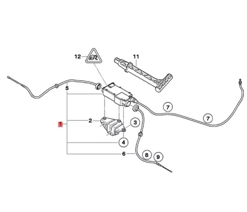 Modul Frana De Mana Motoras Motor Unitate Parcare Bmw X5 X6 E70 E71