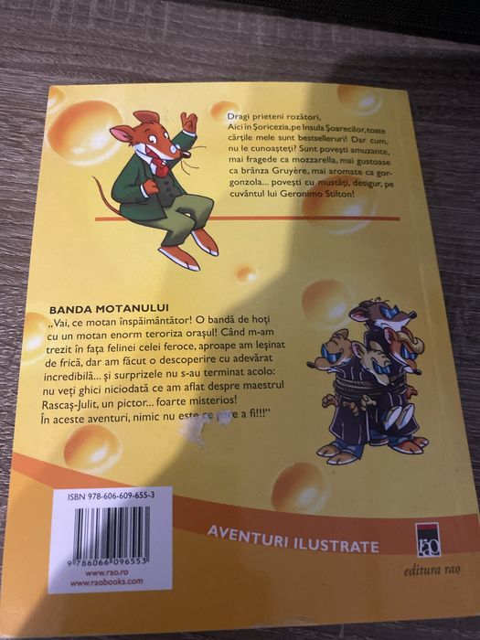 Carte pentru copii Geronimo Stilton “Banda Motanului”
