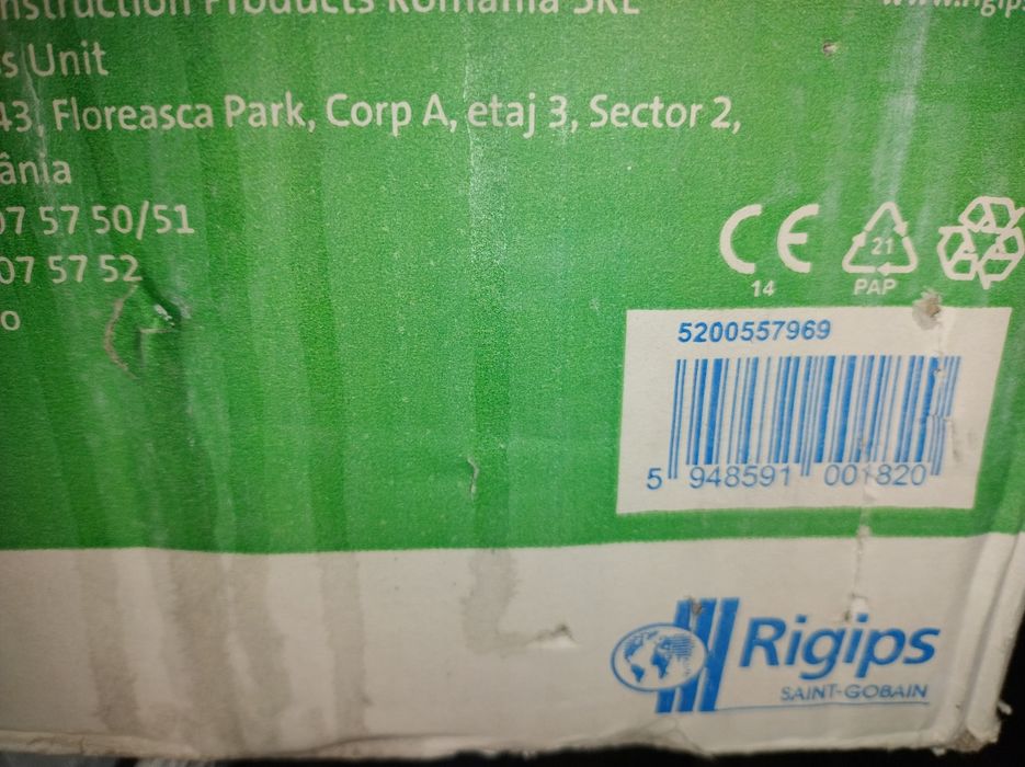 Piese prelungire lineară pentru profil cd 60