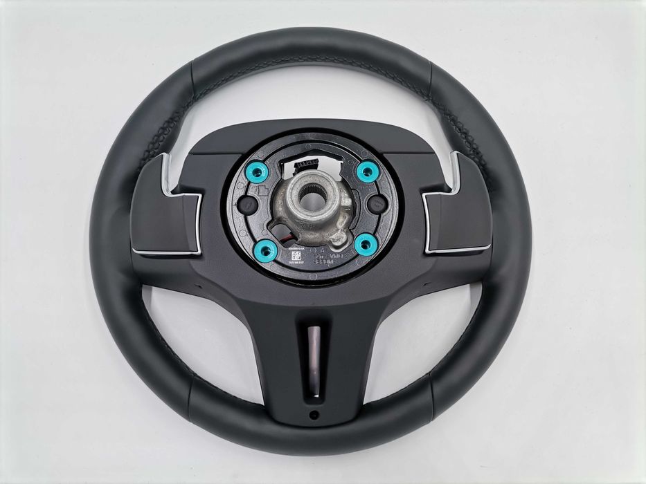 Нов M Sport Черен Кожен Волан BMW X5 G05 X6 G06 X7 G07 Facelift