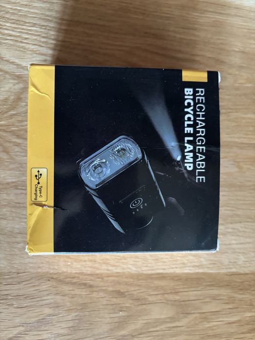 Комплект преден LED фар и заден стоп за велосипед