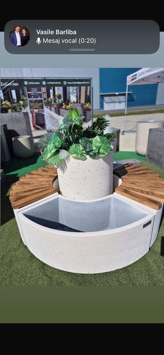 Ghivece și jardiniere beton