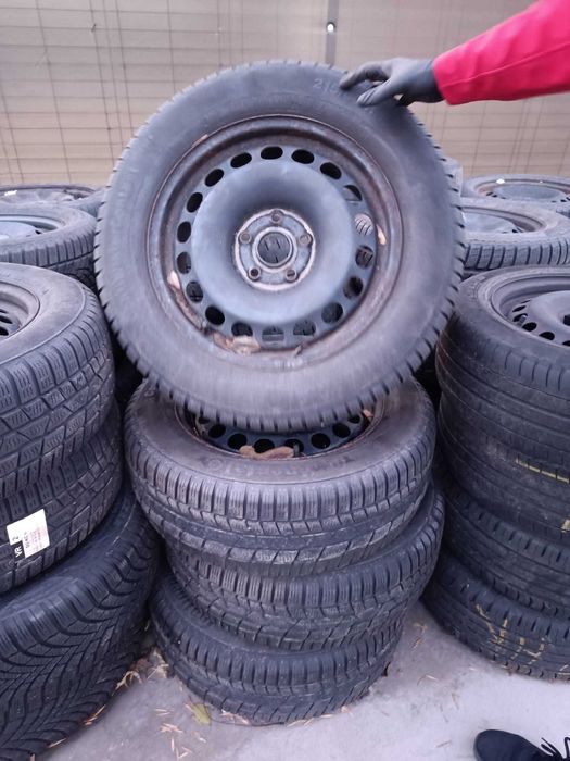Jante Roti Volkswagen Cauciucuri Iarna 215 60 16 5x112