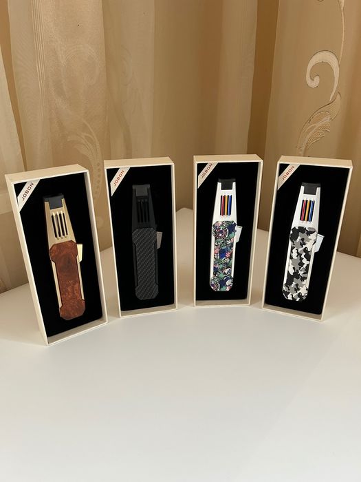 JOBON запалка за пури – мощен джет пламък, 4 цвята