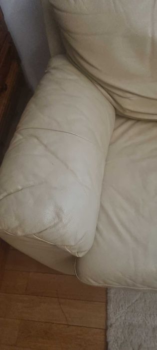 Fotoliu și canapea Mobexpert piele naturala Mandy