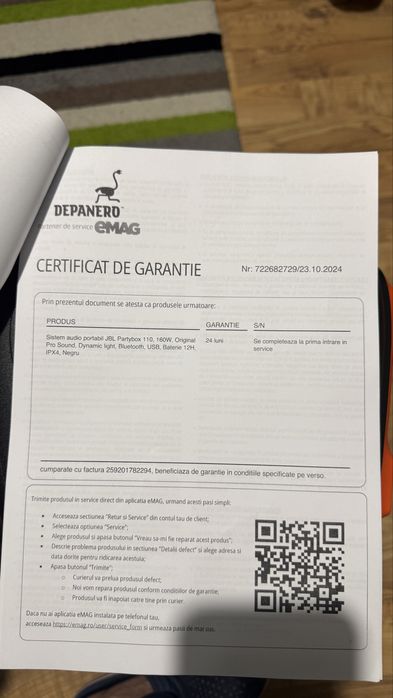 JBL  partybox 110  nou