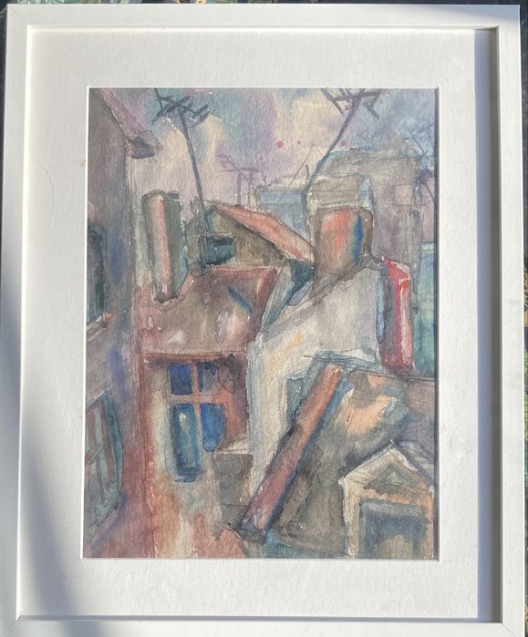 Акварел - Софийски сгради