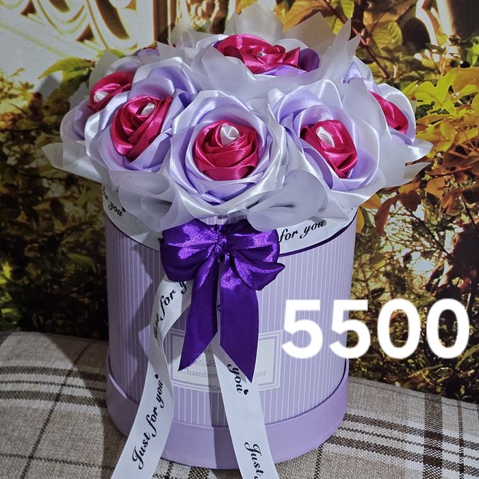 Продам Розы  из атласных лент