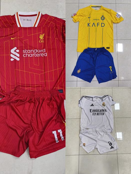 Нови футболни екипи мъжки XL Реал Мадрид Ал Насър Ливърпул