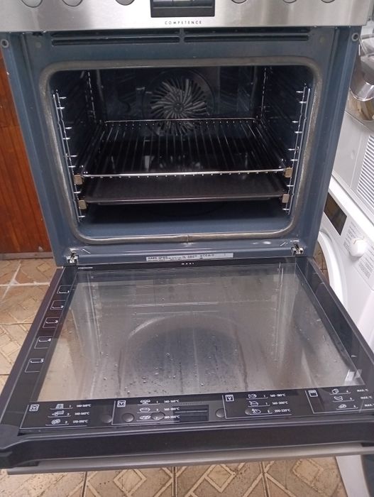 Иноксова печка за вграждане с керамичен плот АЕГ Aeg 2 години гаранция