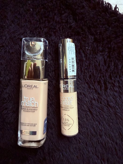 Фондьотен и коректор  Loreal