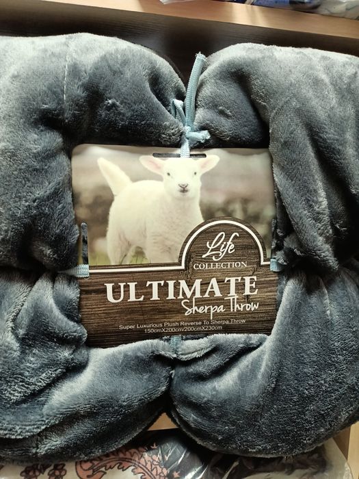 Плед овечка травка