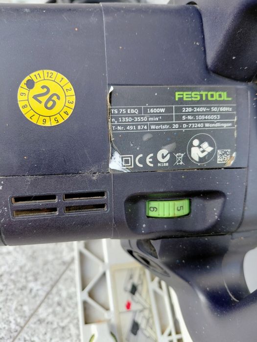 Festool TS 75 EBQ Потапящ циркуляр