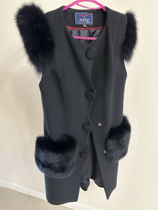Vesta cu blana naturala