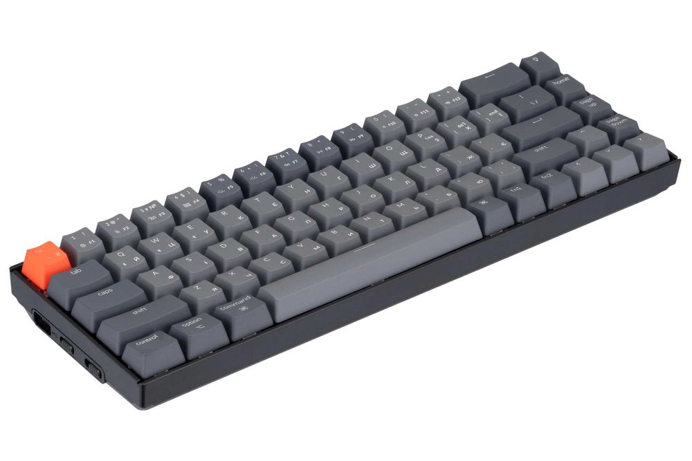 }Keychron K6 68Key Gateron Mechanical Keyboard White Blue/Red