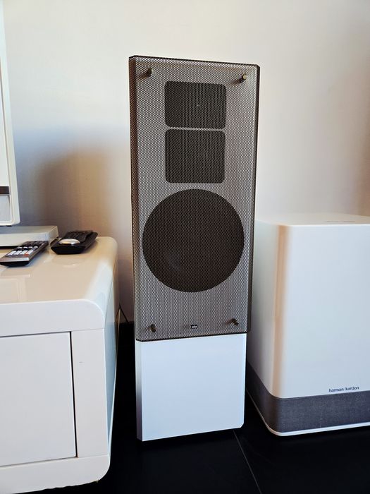 Boxe Braun ADS M9 Albe impreuna cu 2 subwoofere HK TS2 Bucuresti ...